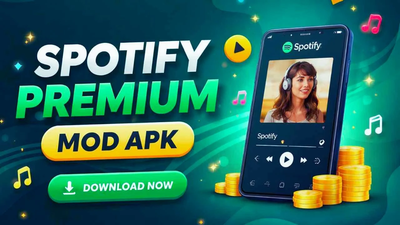 Spotify Mod APK Latest Version 2026 (No Ads, Unlimited Premium Unlocked)